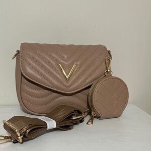 Tan Quilted Women's Bag